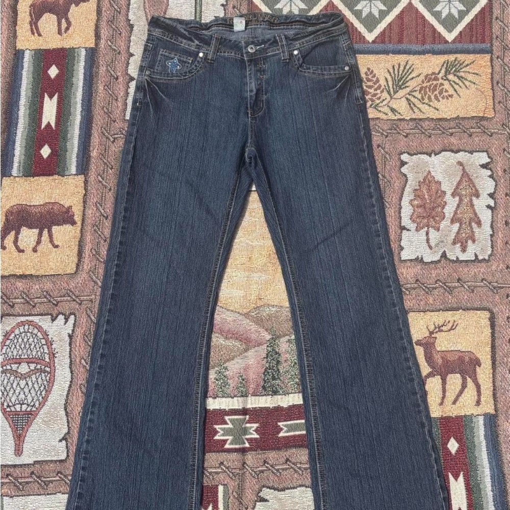 Dark Blue Flare Jeans